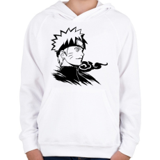 PRINTFASHION Naruto - Gyerek kapucnis pulóver - Fehér