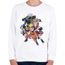PRINTFASHION Naruto - Gyerek pulóver - Fehér gyerek pulóver, kardigán
