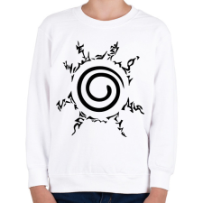 PRINTFASHION naruto - Gyerek pulóver - Fehér gyerek pulóver, kardigán