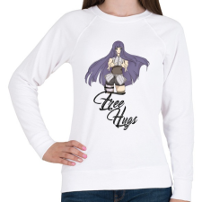 PRINTFASHION Naruto (Hinta/Free Hugs) - Női pulóver - Fehér női pulóver, kardigán
