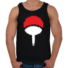 PRINTFASHION Naruto logo - Férfi atléta - Fekete