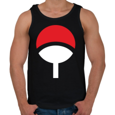 PRINTFASHION Naruto logo - Férfi atléta - Fekete