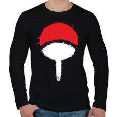PRINTFASHION Naruto logo - Férfi hosszú ujjú póló - Fekete