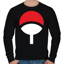 PRINTFASHION Naruto logo - Férfi pulóver - Fekete férfi pulóver, kardigán