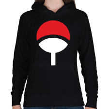 PRINTFASHION Naruto logo - Női kapucnis pulóver - Fekete női pulóver, kardigán