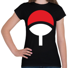 PRINTFASHION Naruto logo - Női póló - Fekete női póló