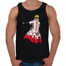 PRINTFASHION Naruto Minato - Férfi atléta - Fekete atléta, trikó