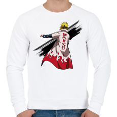 PRINTFASHION Naruto Minoto - Férfi pulóver - Fehér