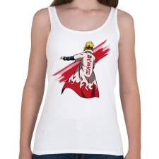 PRINTFASHION Naruto Minoto - Női atléta - Fehér női trikó