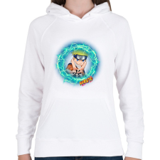 PRINTFASHION Naruto - Női kapucnis pulóver - Fehér női pulóver, kardigán