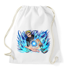 PRINTFASHION Naruto Rasengan - Sportzsák, Tornazsák - Fehér tornazsák
