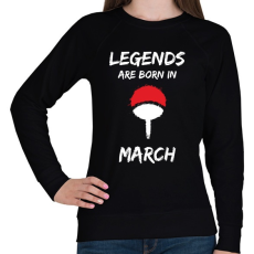 PRINTFASHION Naruto szülinap - Március - Női pulóver - Fekete