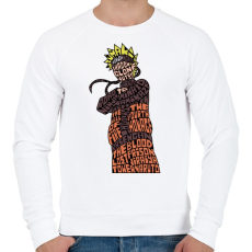 PRINTFASHION Naruto Uzumaki - Férfi pulóver - Fehér