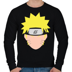 PRINTFASHION Naruto Uzumaki - Férfi pulóver - Fekete