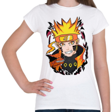 PRINTFASHION Naruto Uzumaki - Női póló - Fehér