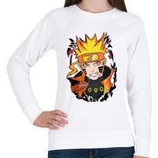 PRINTFASHION Naruto Uzumaki - Női pulóver - Fehér