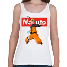 PRINTFASHION Naruto Uzumaki Rasengan - Női atléta - Fehér női trikó