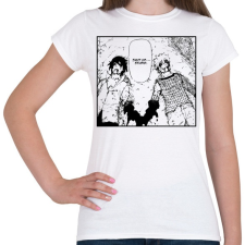 PRINTFASHION Naruto vs Sasuke - Női póló - Fehér női póló