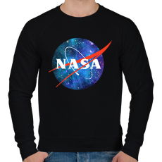 PRINTFASHION nasa - Férfi pulóver - Fekete