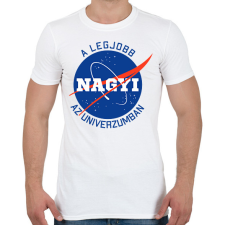 PRINTFASHION Nasa Nagymama - Férfi póló - Fehér férfi póló
