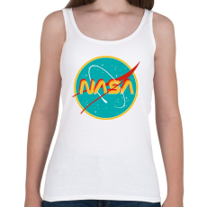 PRINTFASHION Nasa retro - Női atléta - Fehér