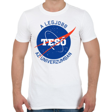 PRINTFASHION Nasa Tesó - Férfi póló - Fehér