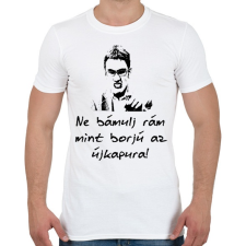 PRINTFASHION ne bámulj rám - Férfi póló - Fehér férfi póló