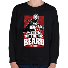 PRINTFASHION Ne félj, itt a szakállam! - Gyerek pulóver - Fekete gyerek pulóver, kardigán