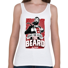 PRINTFASHION Ne félj, itt a szakállam! - Női atléta - Fehér