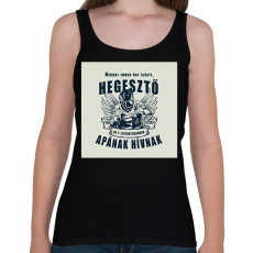 PRINTFASHION Néhány ember úgy szólít, hegesztő - Női atléta - Fekete