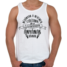 PRINTFASHION Néhányan a nevemen szólítanak - Férfi atléta - Fehér atléta, trikó