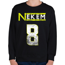 PRINTFASHION nekem 8 - Gyerek pulóver - Fekete