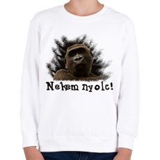 PRINTFASHION Nekem nyolc - Gyerek pulóver - Fehér