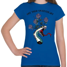 PRINTFASHION Nem az édesed - Női póló - Királykék női póló