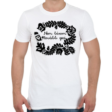 PRINTFASHION Nem bírom tovább geci - Férfi póló - Fehér