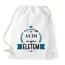 PRINTFASHION Nem csak egy Audi - Sportzsák, Tornazsák - Fehér tornazsák