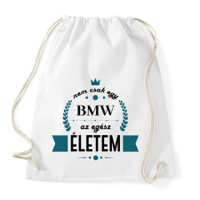 PRINTFASHION Nem csak egy BMW - Sportzsák, Tornazsák - Fehér tornazsák