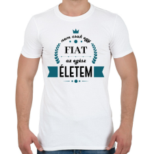 PRINTFASHION Nem csak egy Fiat - Férfi póló - Fehér férfi póló