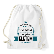 PRINTFASHION Nem csak egy Hyundai - Sportzsák, Tornazsák - Fehér tornazsák