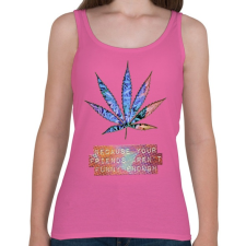 PRINTFASHION Nem elég vicces - Női atléta - Rózsaszín női trikó