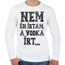 PRINTFASHION Nem én írtam - Telefontok - Férfi hosszú ujjú póló - Fehér férfi póló