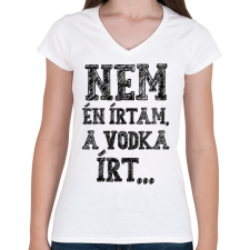 PRINTFASHION Nem én írtam - Telefontok - Női V-nyakú póló - Fehér női póló