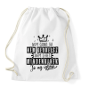 PRINTFASHION Nem gond ha nem kedvelsz fekete - Sportzsák, Tornazsák - Fehér