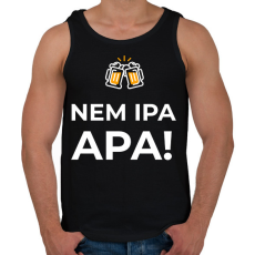 PRINTFASHION NEM IPA, APA - Férfi atléta - Fekete