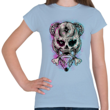 PRINTFASHION Nem Mickey - Női póló - Világoskék női póló