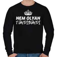 PRINTFASHION NEM OLYAN TÜNDIBÜNDI - Férfi pulóver - Fekete férfi pulóver, kardigán