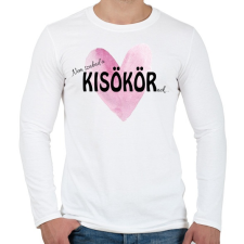 PRINTFASHION Nem szabad a Kisökörnek... - Férfi hosszú ujjú póló - Fehér férfi póló