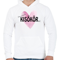 PRINTFASHION Nem szabad a Kisökörnek... - Férfi kapucnis pulóver - Fehér