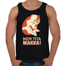 PRINTFASHION NEM TITA - Férfi atléta - Fekete atléta, trikó