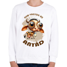PRINTFASHION Nem vagyok az anyád - Gyerek pulóver - Fehér gyerek pulóver, kardigán